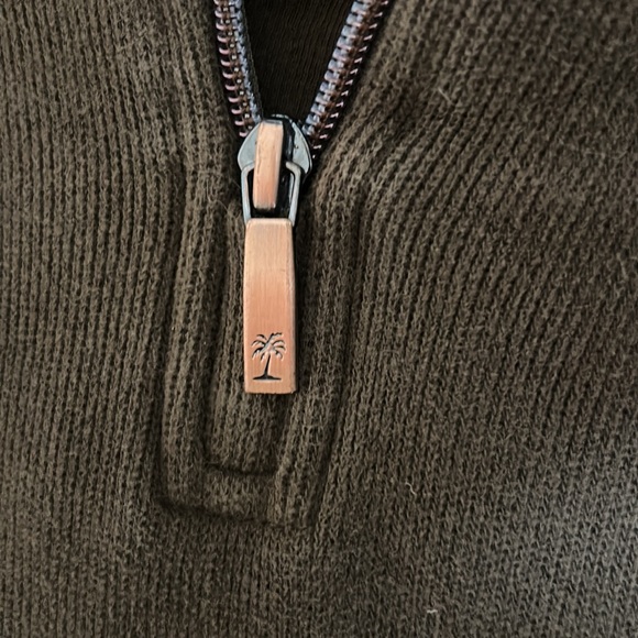 Tommy Bahama Men’s Half Zip VEUC XL $95 - Picture 4 of 6